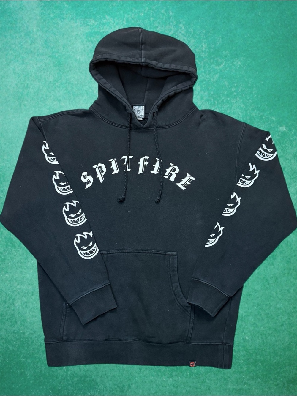 Vintage Y2K Spitfire Old English Hoodie
